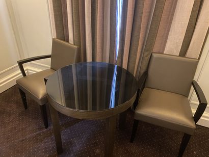Ensemble de mobilier en mélaminé imitation...