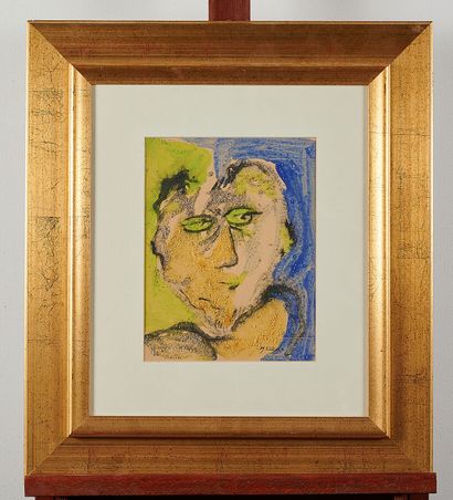 Ecole moderne 

Visage

Technique mixte sur...