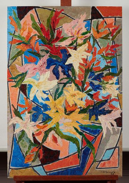 J. LOSSOUARN

Nature morte aux fleurs

Huile...