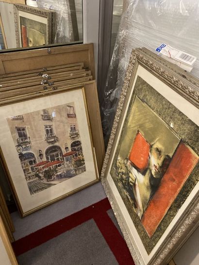 Lot of thirteen prints after JP.REMON representing...