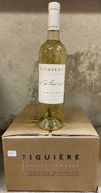 Sept bouteilles Figuière blanc, Côtes de...