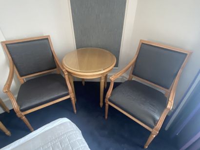 Set of living room furniture including a...