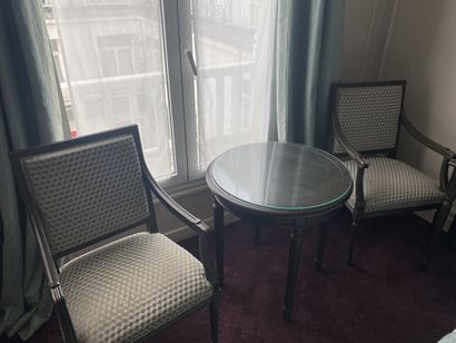 Set of living room furniture including a...