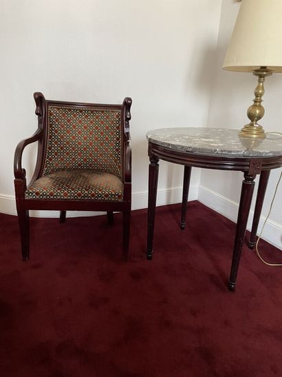 Furniture set including: a coffee table,...