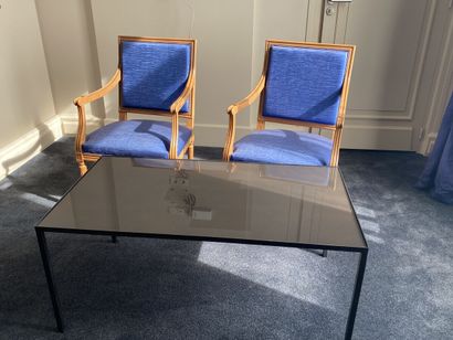 Set of living room furniture including a...