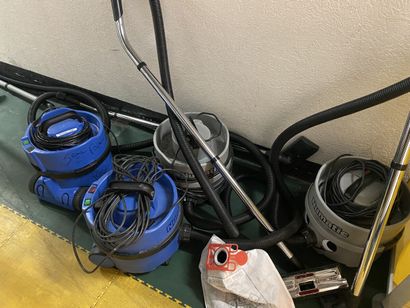 Four NUMATIC vacuum cleaners