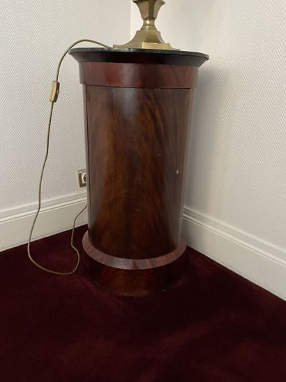 Mahogany veneer Somno, marble top (glued...