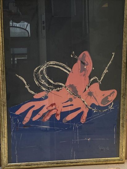 Paul REBEYROLLE (1926 - 2005)

The gloves

Lithograph...