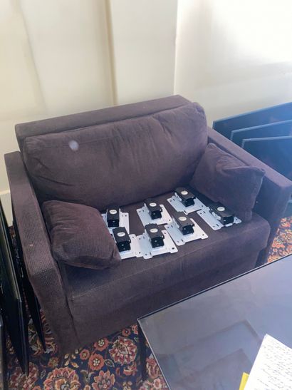 
Large armchair convertible into a single...