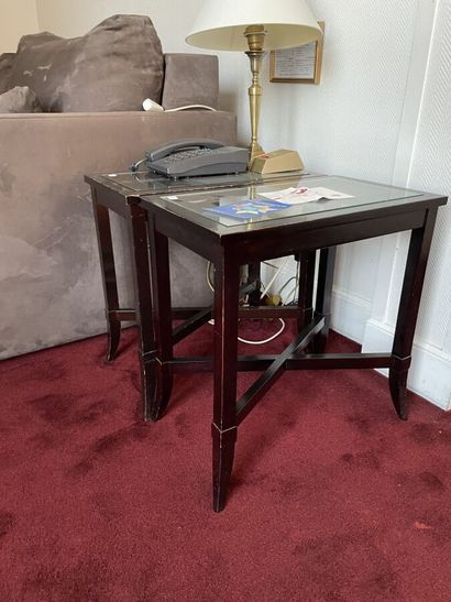 Furniture set including: a coffee table,...