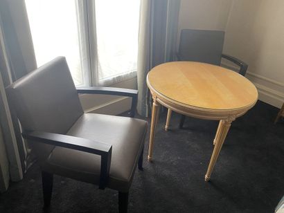 Set of living room furniture including a...