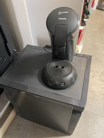 Lot including a small refrigerator and two...