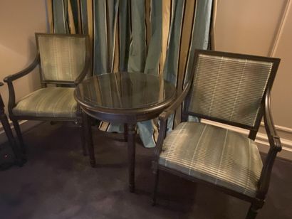 Set of living room furniture including a...