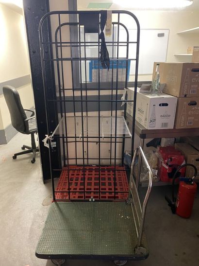 Metal service cart 

We joined a platform...