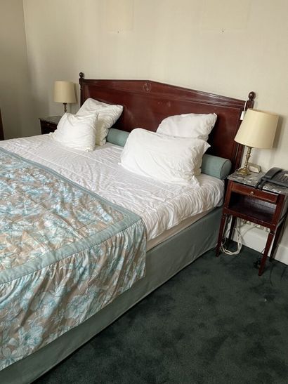 Double bed, Directoire style headboard, one...