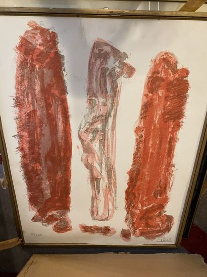 Lot of 18 modern prints including lithographs...