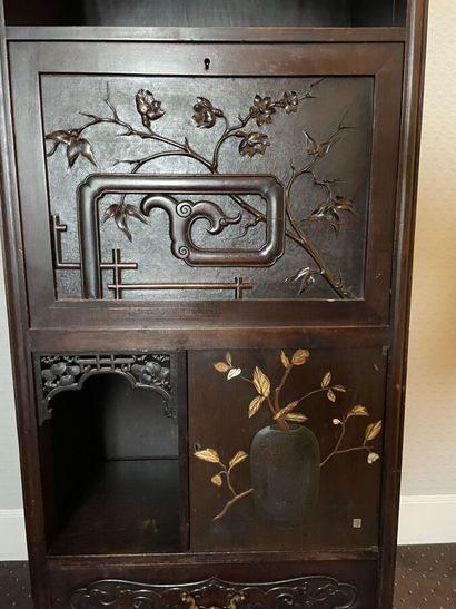 Small piece of furniture forming a secretary...