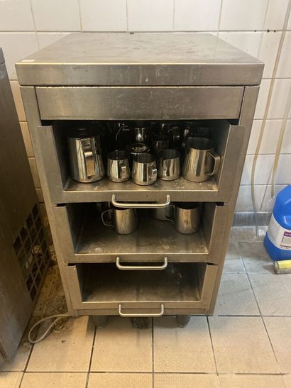 Stainless steel cup warmer with three drawers

Dimensions:...