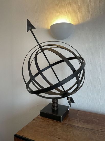 Metal armillary sphere 

Modern work 

Height...