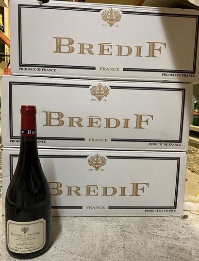Deux cartons douze bouteilles Chinon Rouge,...
