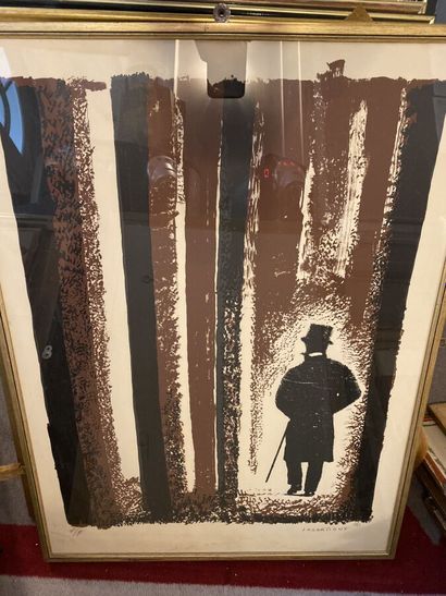 Lot of 18 modern prints including lithographs...