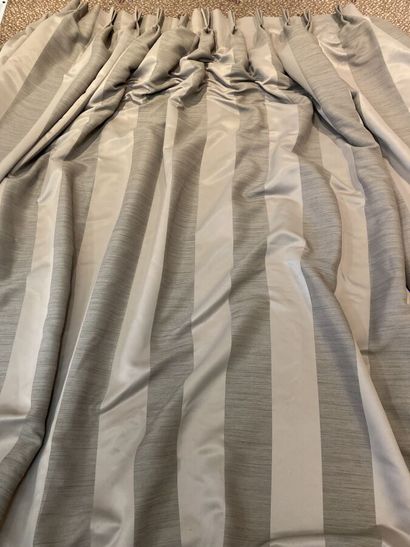Large and wide curtain made of fabric with...