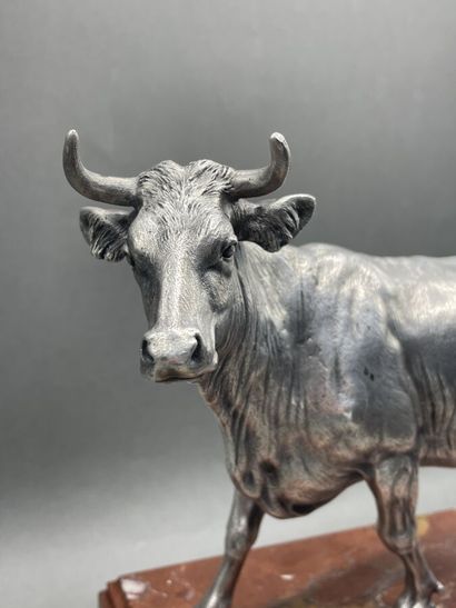 CHRISTOFLE - Sculpture representing a cow...