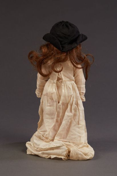 French doll with bisque head marked UNIS...