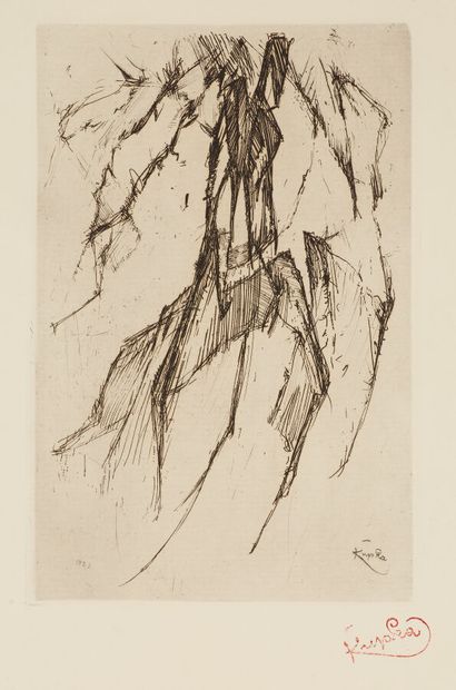 Frantisek KUPKA (1871-1957)
Fountain, 1923
Etching
23,5...