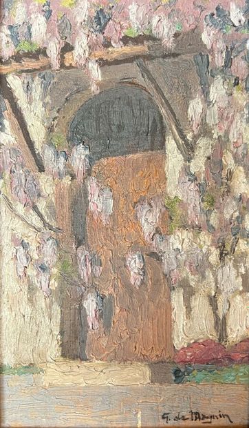 20th century FRENCH school
The door with...