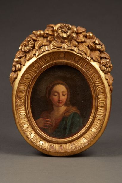 18th century ITALIAN school
The Virgin Mary
Oil...