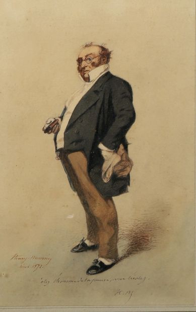 Henri MONNIER (1805-1877)
Portrait of Mr....