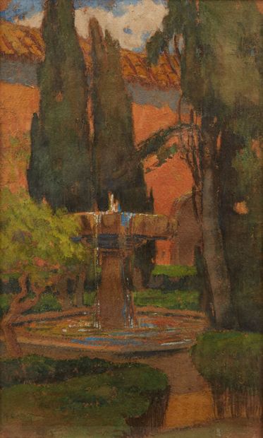 School of the XXth century
Fountain in a...