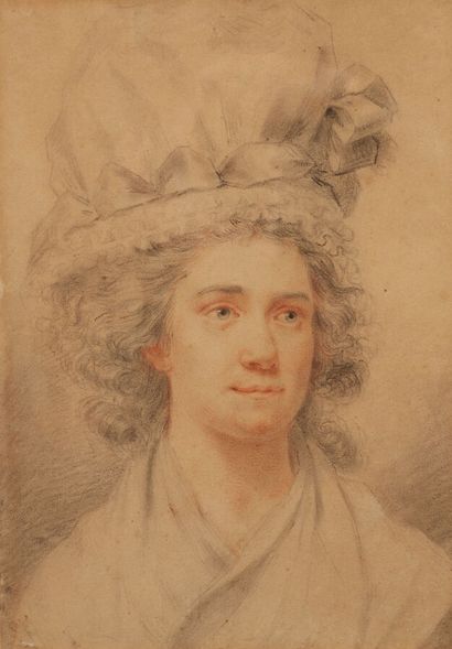 French school of the 18th century.
Portrait...