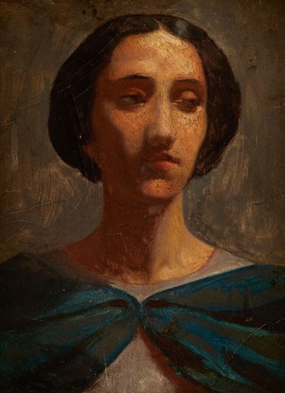 Attributed to Paul DELAROCHE (1797-1856)
Portrait...