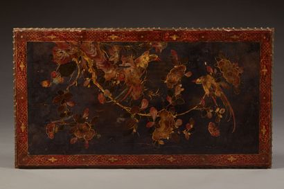 Maison BAGUES - Coffee table with gilded...