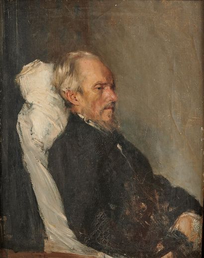 French school of the 19th century.
Portrait...