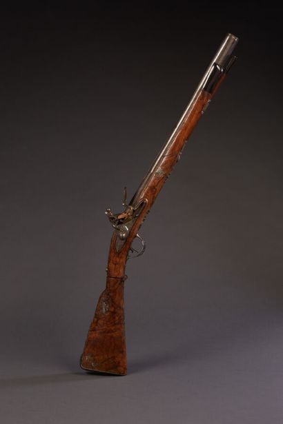 Beautiful Italian hunting flintlock blunderbuss,...