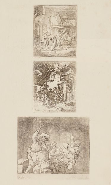 After Adriaen Van OSTADE (1610 - 1685)
Tavern...