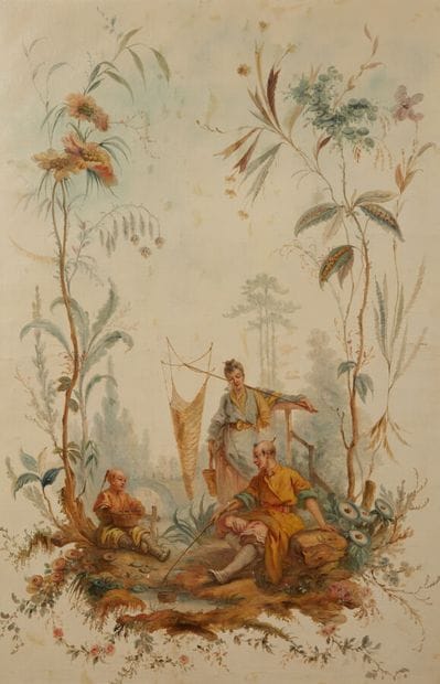 French school of the 19th century
Chinoiserie...