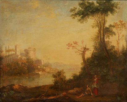 18th century FRENCH school
Animated landscapes...