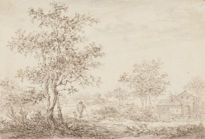 18th century HOLLAND school
Country landscape
Graphite...