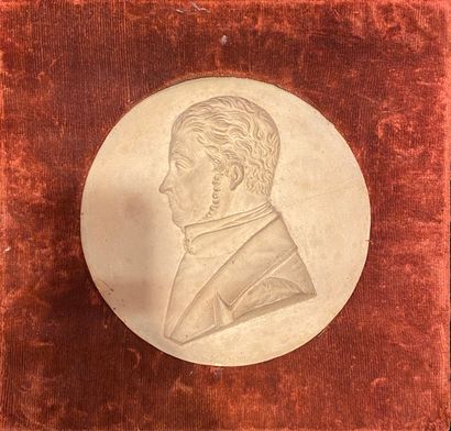 C.L. AUBOIN (XIXth century)
Profile portrait...
