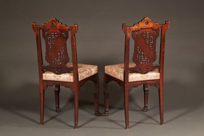 GABRIEL VIARDOT (1830-1906)
Two chairs in...