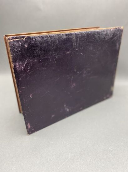 Wedding box in wood of Saint Lucia with carved...