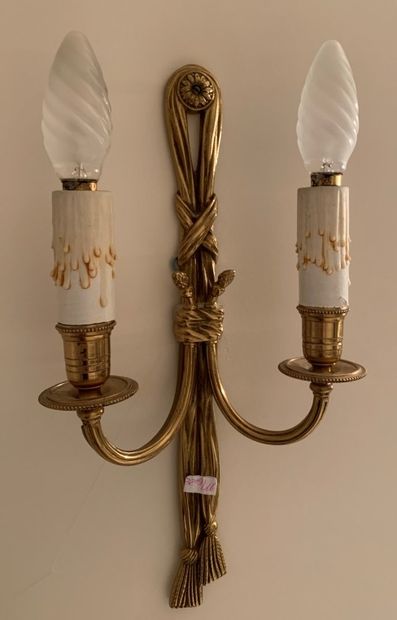 Two Louis XVI style sconces
