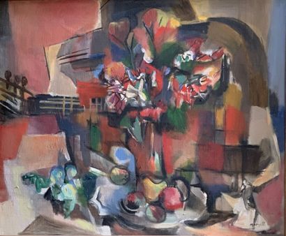 Jean MARZELLE (1916-2005)

Nature morte cubisante...