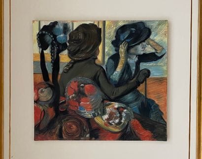After DEGAS

At the milliner's, copy.