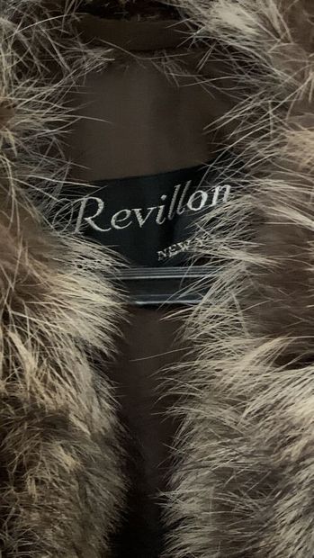 Three coats in various furs of which one...