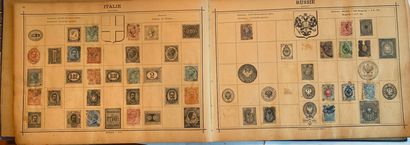 Stamp album mainly from Europe